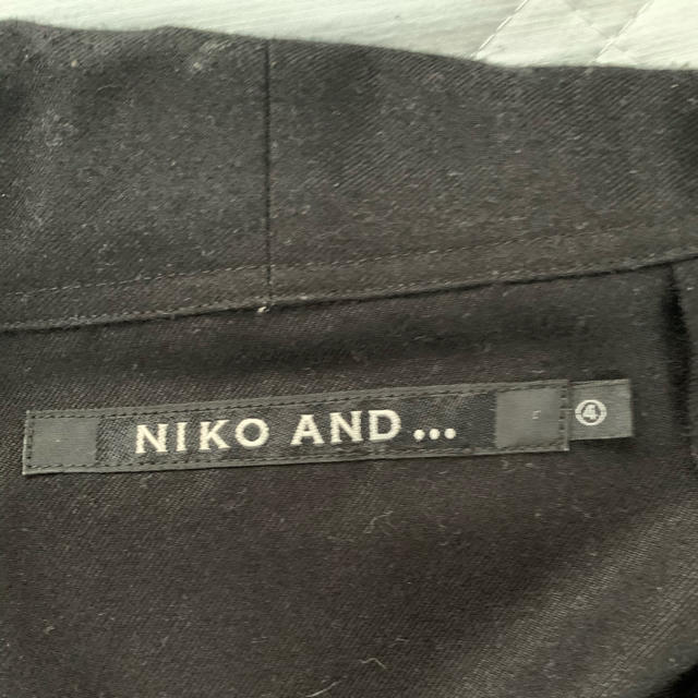 niko and...(ニコアンド)のニコアンド ジャケット 黒  4 メンズのジャケット/アウター(ノーカラージャケット)の商品写真