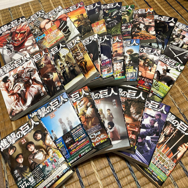 進撃の巨人 1-27巻の通販 by 断捨離|ラクマ