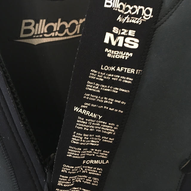 【値下げ】Billabong ウェットスーツ フルスーツ