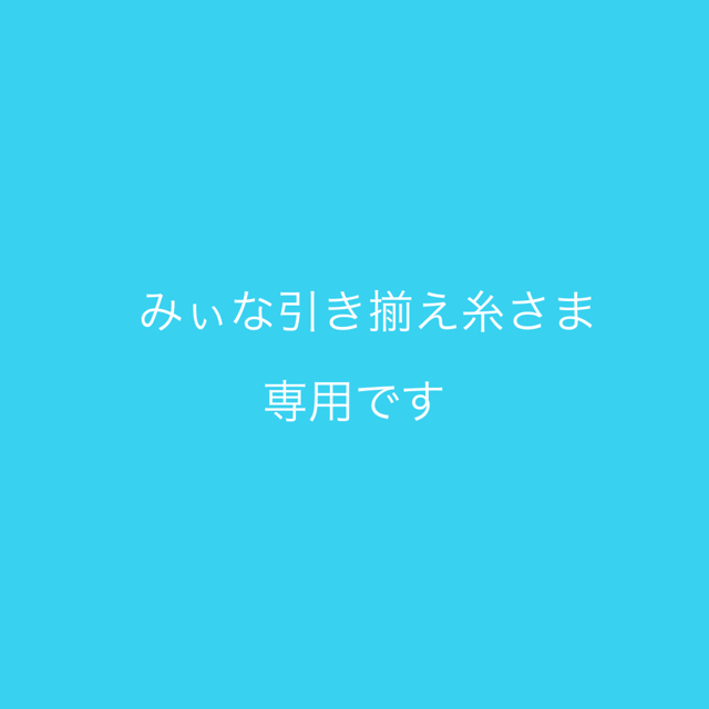 みぃな引き揃え糸さま専用です ハンドメイドの素材/材料(生地/糸)の商品写真