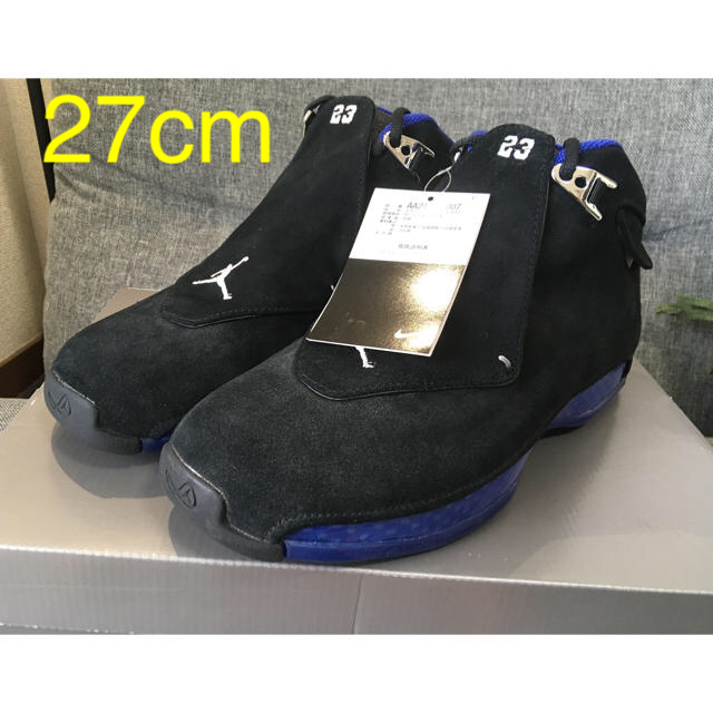 NIKE  AIR JORDAN18 黒 27cm