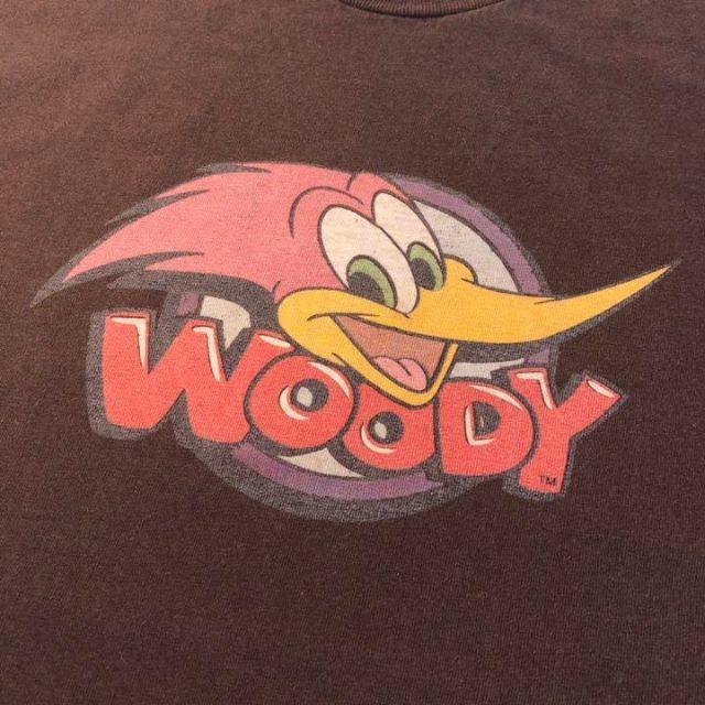 超希少 90s WOODY ビッグサイズ アースカラー Tシャツ メンズのトップス(Tシャツ/カットソー(半袖/袖なし))の商品写真