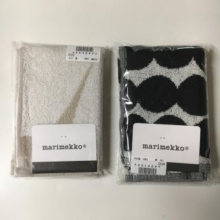 マリメッコ(marimekko)のマリメッコ　タオルハンカチ　2枚セット【新品】(ハンカチ)