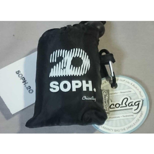 SOPH(ソフ)のソフネット20周年記念 チコバッグ SOPH20. ChicoBag 黒 新品 レディースのバッグ(エコバッグ)の商品写真