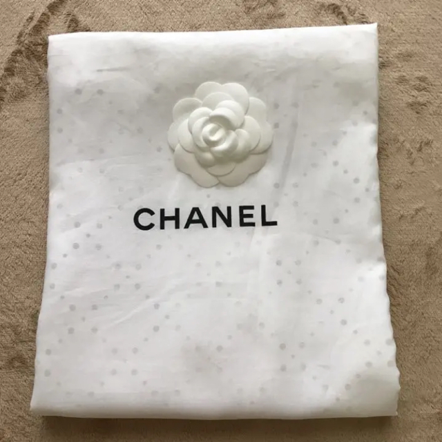 CHANEL(シャネル)のCHANEL♡保存袋  白  1枚  大判 レディースのバッグ(ショップ袋)の商品写真