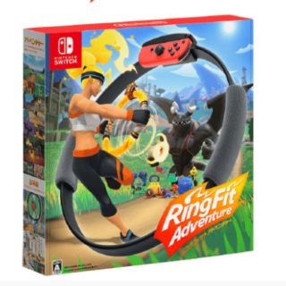 ニンテンドースイッチ(Nintendo Switch)のリングフィットアドベンチャー　任天堂(家庭用ゲームソフト)