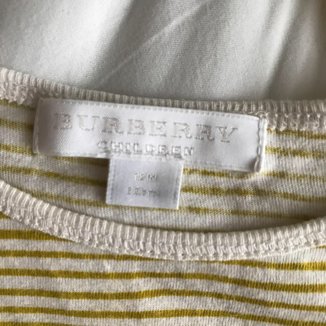 BURBERRY(バーバリー)のused バーバリー　80 ボーダー柄　tシャツ  キッズ/ベビー/マタニティのベビー服(~85cm)(Ｔシャツ)の商品写真