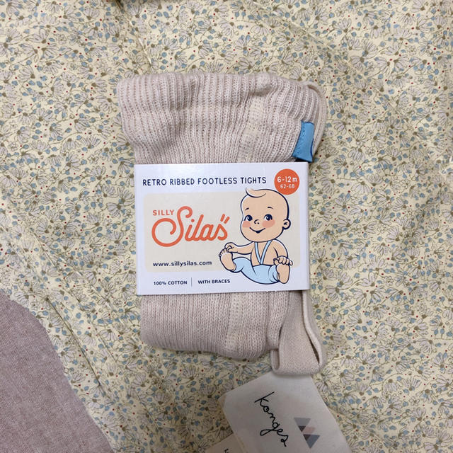 こどもビームス(コドモビームス)のSILLY Silas footless tights キッズ/ベビー/マタニティのこども用ファッション小物(靴下/タイツ)の商品写真