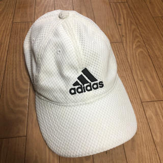 アディダス(adidas)のアディダス　メッシュキャップ　白(キャップ)