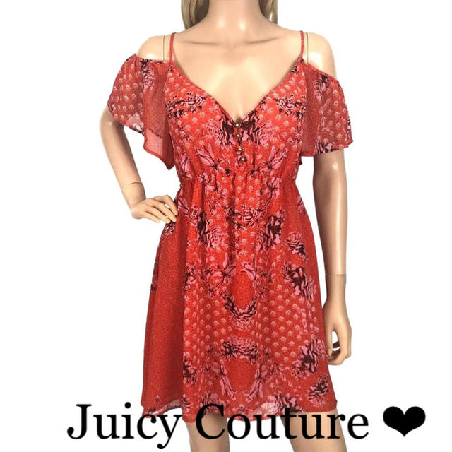Juicy Couture　 花柄ワンピース　サマードレス　ビーチカバーアップ