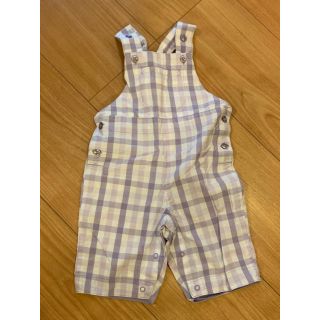 ベビーギャップ(babyGAP)のベビーギャップ　ベビー用オーバーオール　春夏　ズボン　newborn 3-5kg(パンツ)