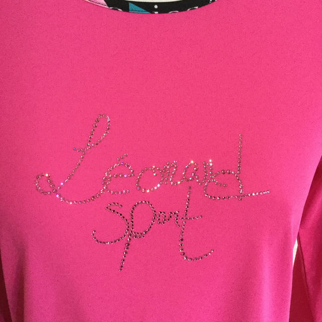 LEONARD(レオナール)のLEONARD SPORT トップス ピンク系 レディースのトップス(カットソー(長袖/七分))の商品写真