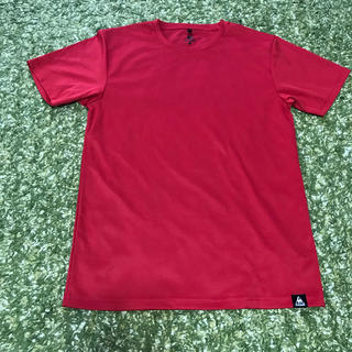 ルコックスポルティフ(le coq sportif)のルコック メッシュTシャツ  L 赤(Tシャツ/カットソー(半袖/袖なし))