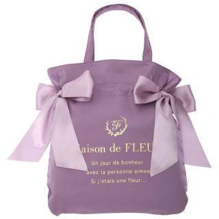 メゾンドフルール(Maison de FLEUR)の限定完売品♡Maison de FLEUR♡ハイドランジアWリボントートバッグ(トートバッグ)