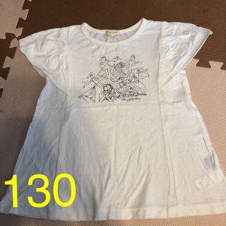 ハッシュアッシュ(HusHush)のTシャツ HusHush ディズニー コラボ 130 プリンセス(Tシャツ/カットソー)