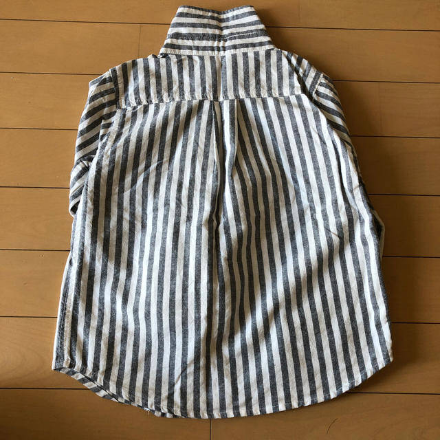 BREEZE(ブリーズ)のストライプシャツ　110 キッズ/ベビー/マタニティのキッズ服男の子用(90cm~)(ブラウス)の商品写真