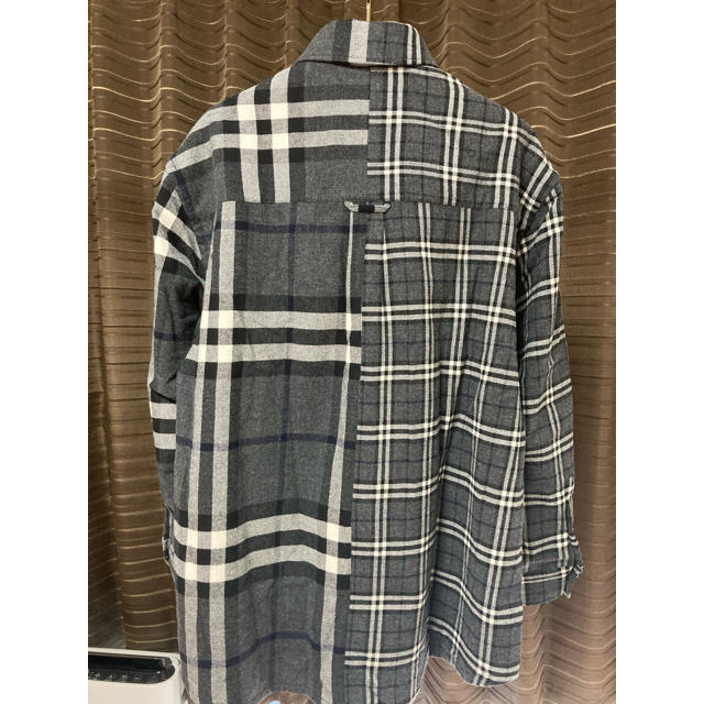 BURBERRY(バーバリー)のBURBERRY×Gosha Rubchinskiy ネルシャツ グレー メンズのトップス(シャツ)の商品写真