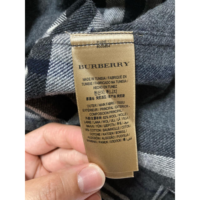 BURBERRY(バーバリー)のBURBERRY×Gosha Rubchinskiy ネルシャツ グレー メンズのトップス(シャツ)の商品写真