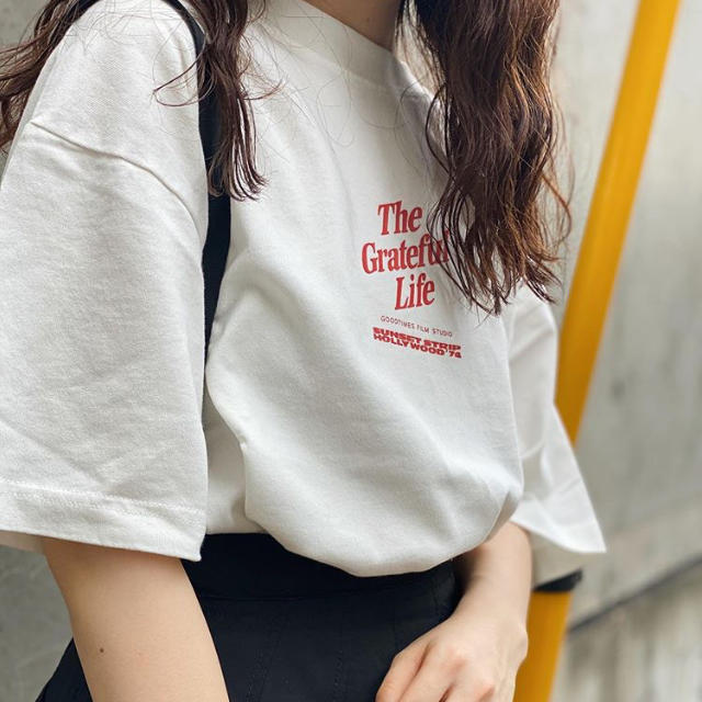 MOUSSY新作完売♡THE GRATEFUL LIFE Tシャツ♡ブラック