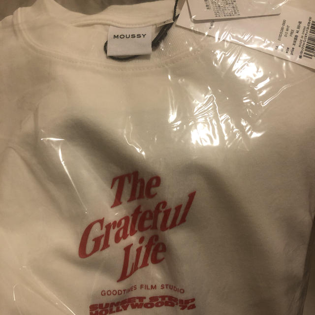 MOUSSY新作完売♡THE GRATEFUL LIFE Tシャツ♡ブラック