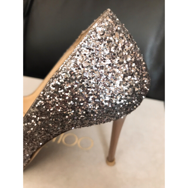 JIMMY CHOO(ジミーチュウ)のジミーチュウ　パンプス　LUNA   メタリック　グリッター レディースの靴/シューズ(ハイヒール/パンプス)の商品写真