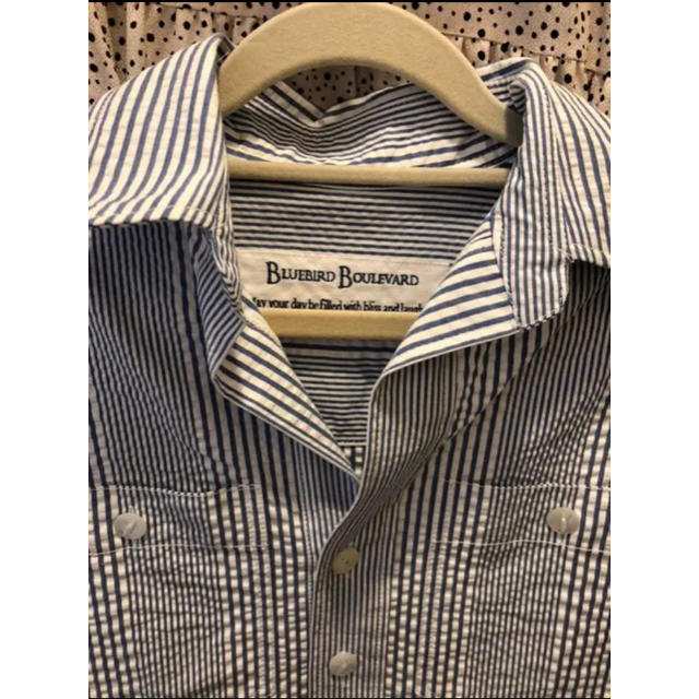 Ron Herman(ロンハーマン)のronherman ストライプシャツ bluebird boulevard レディースのトップス(シャツ/ブラウス(長袖/七分))の商品写真