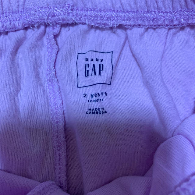 babyGAP(ベビーギャップ)の［値下げ］Baby GAP ラベンダー　カボチャパンツ　2years/90cm キッズ/ベビー/マタニティのキッズ服女の子用(90cm~)(下着)の商品写真