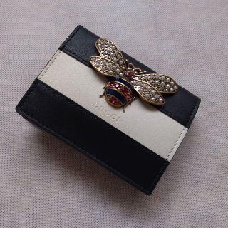 グッチ(Gucci)の【新品未使用】GUCCI グッチ クイーンマーガレット二つ折り財布 BEE(財布)