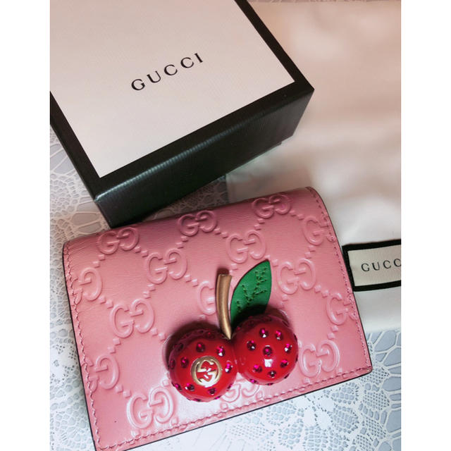 Gucci グッチ財布チェリー Gucci財布 の通販 By 田中太郎 Shop グッチならラクマ