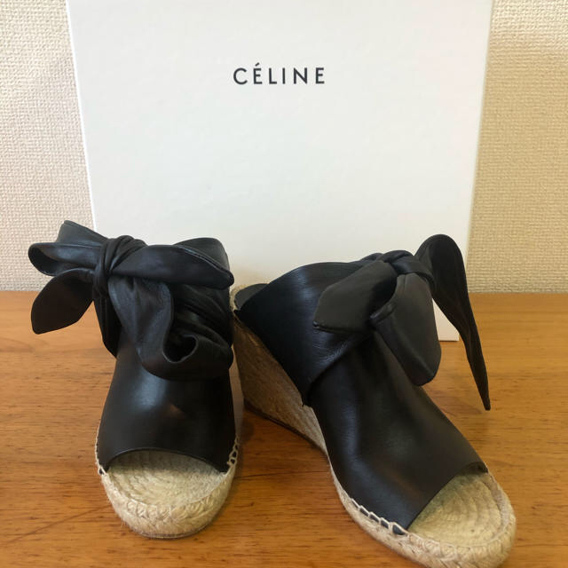 celine - セリーヌ エスパドリーユ36 ウェッジソールサンダルの通販 by