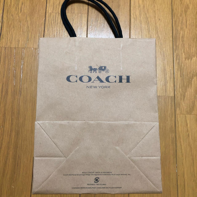 COACH(コーチ)のCOACH コーチ 紙袋 レディースのバッグ(ショップ袋)の商品写真