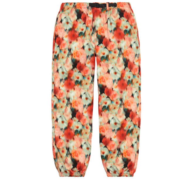 Supreme(シュプリーム)のsupreme liberty floral belted pant L 赤 メンズのパンツ(ワークパンツ/カーゴパンツ)の商品写真