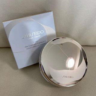 シセイドウ(SHISEIDO (資生堂))の資生堂ケースホワイトゴールド　カメリアエディション　クッションコンパクト用(ファンデーション)