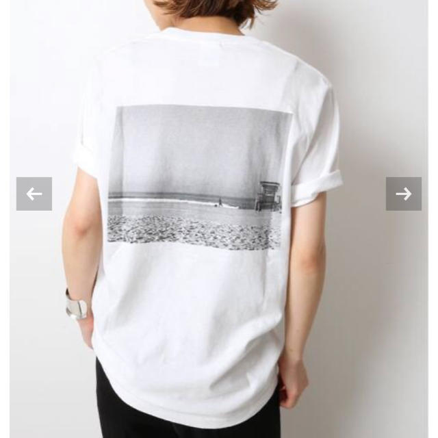 新品未使用Deuxieme Classe Photo T-shirt　ホワイトB