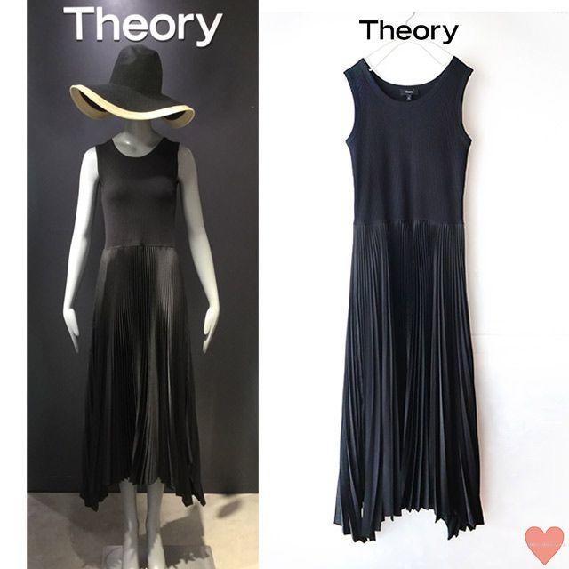 theory(セオリー)の美品♡ Theory セオリー 夏 プリーツ マキシ ワンピース レディースのワンピース(ロングワンピース/マキシワンピース)の商品写真