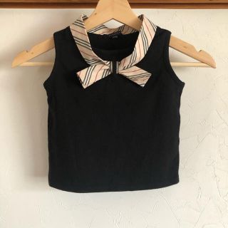 バーバリー(BURBERRY)の美品 バーバリー トップス 110 ノースリーブ Tシャツ カットソー(Tシャツ/カットソー)