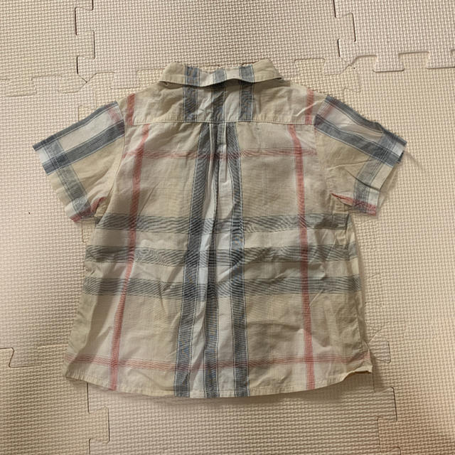 BURBERRY(バーバリー)のバーバリーチェック半袖シャツ キッズ/ベビー/マタニティのベビー服(~85cm)(シャツ/カットソー)の商品写真