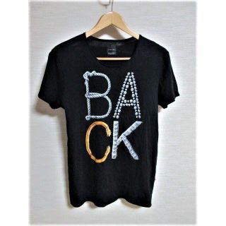 ザラ(ZARA)の☆ZARA ザラ デザイン ロゴ Tシャツ 半袖/メンズ/M☆ブラック(Tシャツ/カットソー(半袖/袖なし))