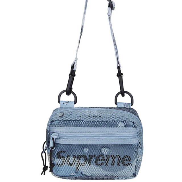 supreme Small Shoulder Bag Blue Camo