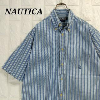 ノーティカ(NAUTICA)のノーティカ 90s BDシャツ ワンポイント ストライプ 半袖 Tシャツ(シャツ)