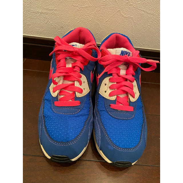 NIKE - Nike Air Force 90 gs ブルー 青 24cmの通販 by america