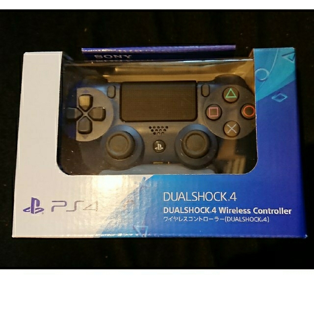 ワイヤレスコントローラー　DUALSHOCK 4ミッドナイトブルー　新品未開封