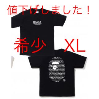 アベイシングエイプ(A BATHING APE)の希少サイズ:XL COMME des GARCONS X BAPE TEE(Tシャツ/カットソー(半袖/袖なし))