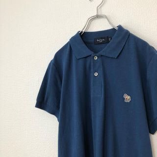 ポールスミス(Paul Smith)の【人気定番】ポールスミス　鹿の子　ポロシャツ ゼブラ　ワンポイント　ネイビー(ポロシャツ)