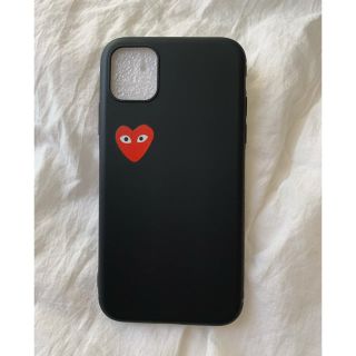 コムデギャルソン(COMME des GARCONS)のギャルソン　♡ iPhoneケース　iPhone１１　シンプル　シリコン(iPhoneケース)