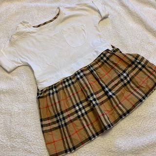 バーバリー(BURBERRY)のバーバリー２Yワンピース(ワンピース)