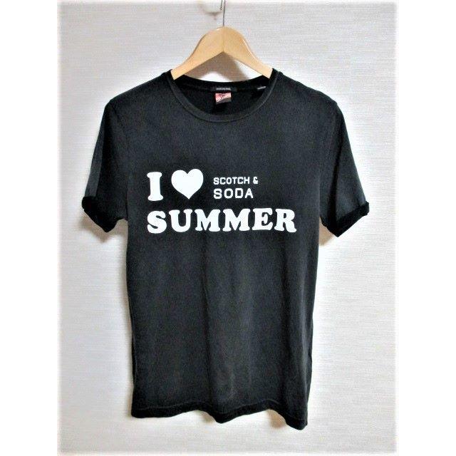 ☆SCOTCH & SODA スコッチアンドソーダ ウォッシュ加工 Tシャツ/S