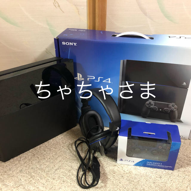 PlayStation 4 ブラック 500GB (CUH-1000AB01)家庭用ゲーム機本体