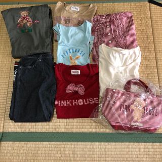 お値下げ　PINK  HOUSE  シャツ＆ジーンズセット　サイズL