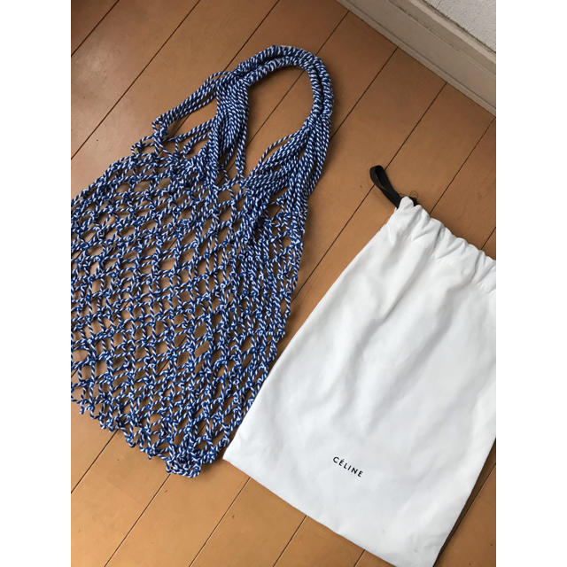 タイムセール CELINE 非売品正規ノベルティー メッシュバック 巾着 ... CELINE 巾着 トートバッグ
